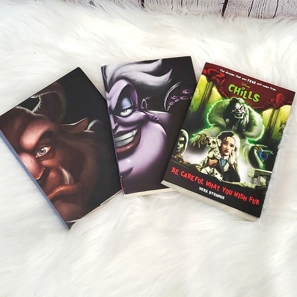 Disney Chills Chapter Book Bundle of 3 Ursula Beast & Cruella Novels - Picture 13 of 14